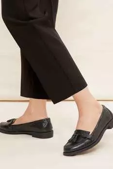 Лоферы с бахромой Friends Like These, черный