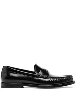 Лоферы с логотипом Dolce & Gabbana, черный