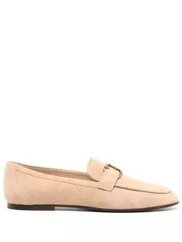 Лоферы с логотипом Tod's, коричневый