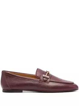 Лоферы с логотипом TOD'S, красный