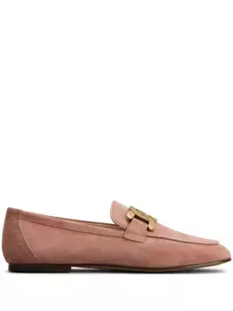 Лоферы с логотипом TOD'S, розовый