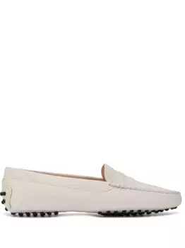 Лоферы с миндалевидным носком TOD'S, белый