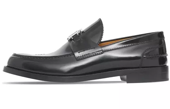 Лоферы с монограммой Fred Burberry