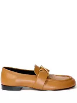 Лоферы с монограммой Proenza Schouler, коричневый