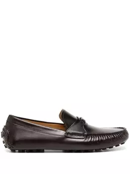 Лоферы с пряжкой Gancini Ferragamo, красный