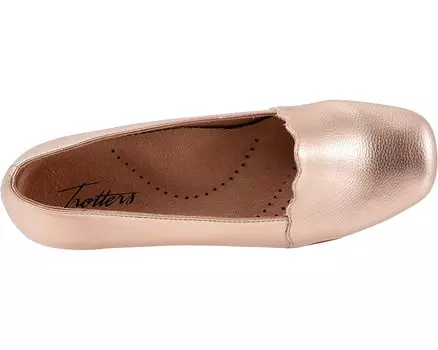 Лоферы Sage Trotters, розовое золото металлик