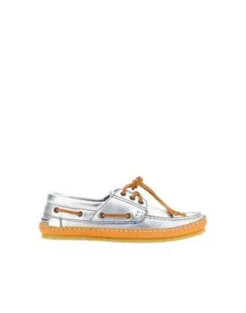 Лоферы Saint Laurent, серебро