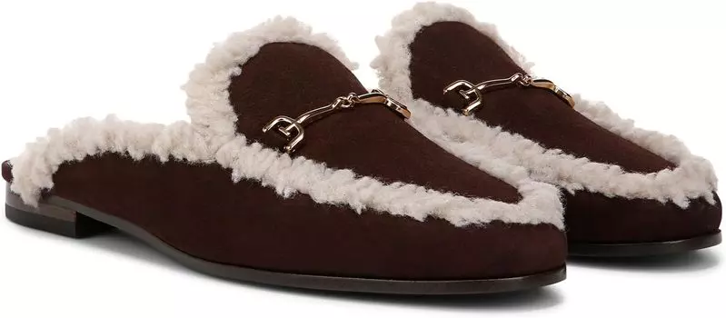 Лоферы Sam Edelman Linnie Cozy, цвет Cafe Noir Shearling