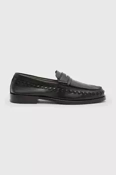 Лоферы Sammy Leather Loafer AllSaints, черный