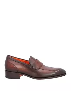 Лоферы Santoni, темно-коричневый