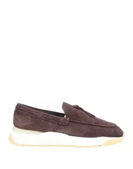 Лоферы Santoni, темно-коричневый