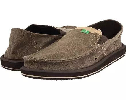 Лоферы Sanuk Pick Pocket, коричневый