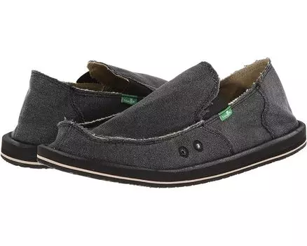 Лоферы Sanuk Vagabond Sidewalk Surfer, цвет Charcoal