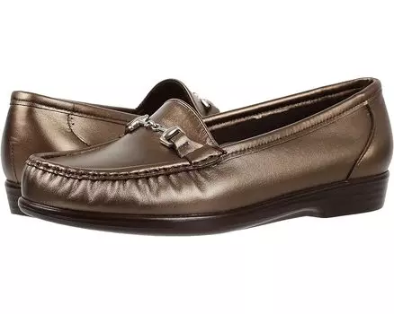 Лоферы SAS Metro, бронзовый