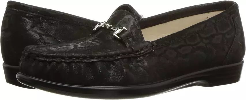 Лоферы SAS Metro Comfort Bit Loafer, цвет Nero Snake