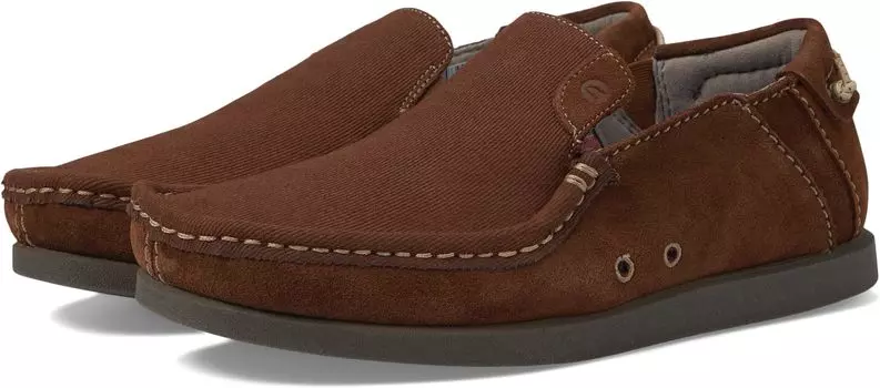 Лоферы ShacreLite Step Clarks, цвет Dark Tan Suede