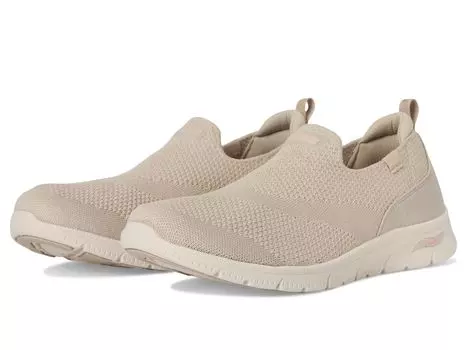 Лоферы SKECHERS Arch Fit Refine 2.0 Cascade, серо-коричневый