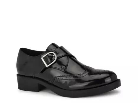 Лоферы Smythe Wingtip Monk Strap Slip-On Nine West, черный