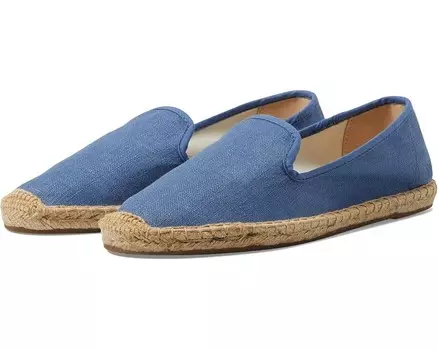 Лоферы Soludos Smoking Slipper Espadrille, цвет Tonal Blue