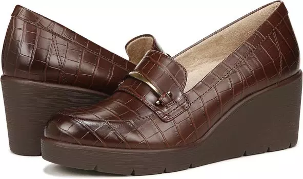 Лоферы SOUL Naturalizer - Achieve Naturalizer, цвет Dark Brown Croco Synthetic