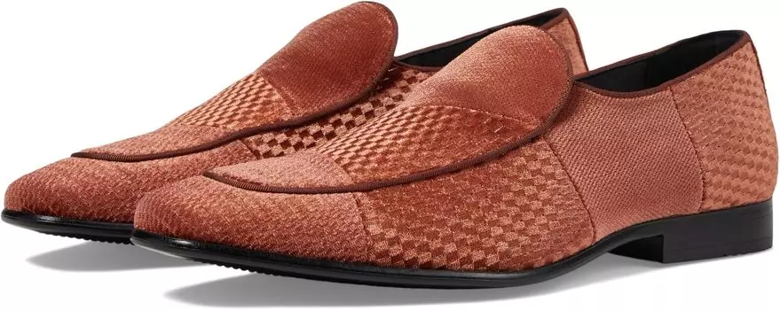 Лоферы Stacy Adams Shapshaw Velour Slip-On Loafer, коричневый