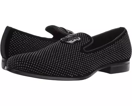 Лоферы Stacy Adams Swagger Studded Ornament Loafer, черный