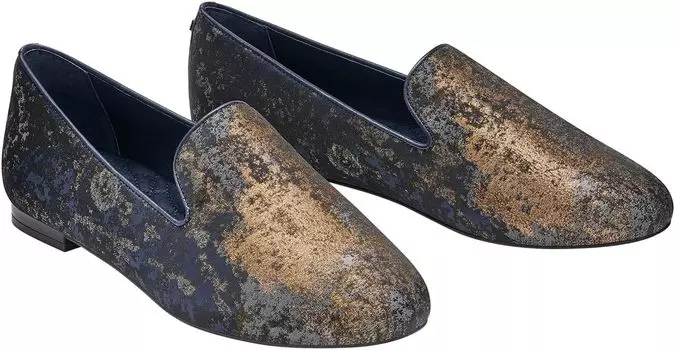 Лоферы Starling Fabric Flat Birdies, цвет Midnight Shimmer Jacquard