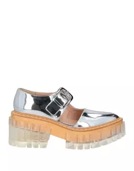 Лоферы Stella Mccartney, серебро