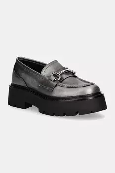 Лоферы Steve Madden Occupy, серебряный