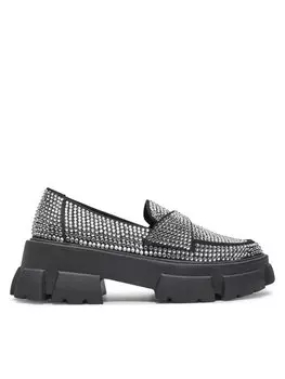 Лоферы Steve Madden, серебряный