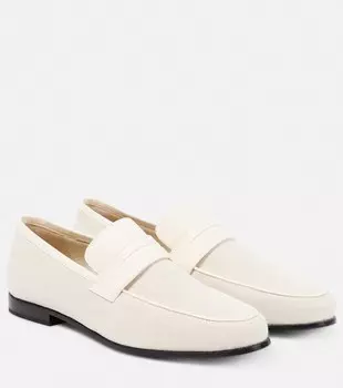 Лоферы The Canvas с кожаной отделкой Toteme, бежевый