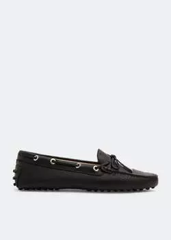 Лоферы TOD'S Gommini driving loafers, черный
