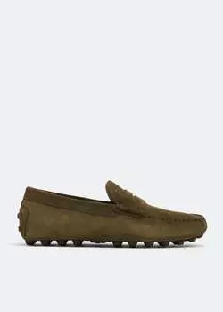 Лоферы TOD'S Gommino Bubble loafers, зеленый