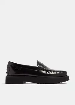 Лоферы Tod'S Leather, черный