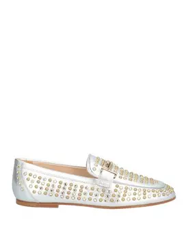 Лоферы Tod'S, серебро