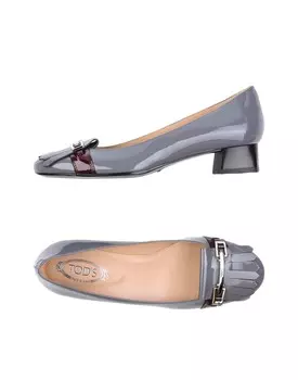 Лоферы Tod'S, серый