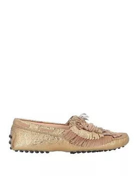 Лоферы Tod'S, золото