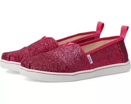 Лоферы Toms Alpargata Glitter, темно-розовый