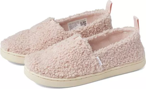 Лоферы Toms Faux Shearling Alpargata, цвет Cloudy Pink