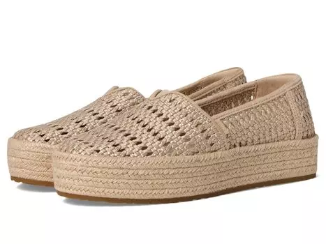 Лоферы TOMS Valencia, цвет Champagne Metallic