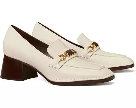 Лоферы Tory Burch Perrine Heel Loafer 55 mm, цвет New Ivory