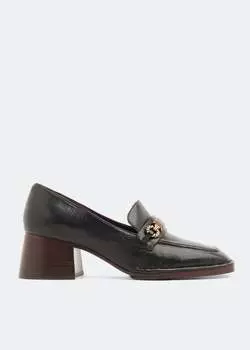 Лоферы TORY BURCH Perrine loafers, черный