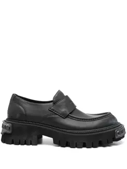 Лоферы Tractor Balenciaga, черный