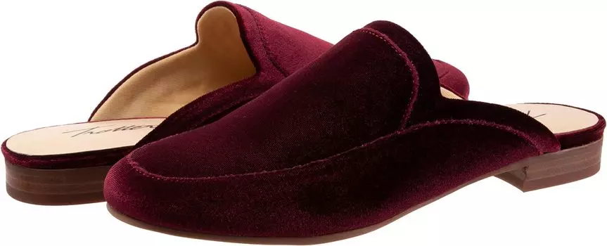 Лоферы Trotters Ginette, цвет Burgundy Velvet