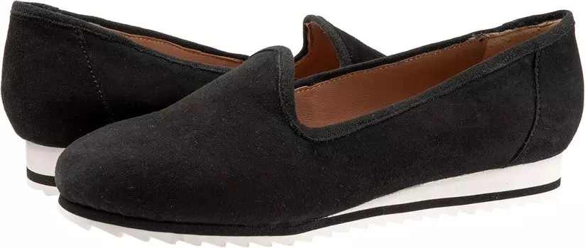 Лоферы Trotters Ioni, цвет Black Suede