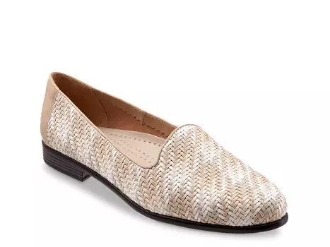 Лоферы Trotters Liz, белый / бежевый