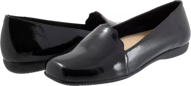 Лоферы Trotters Sage, цвет Black Patent