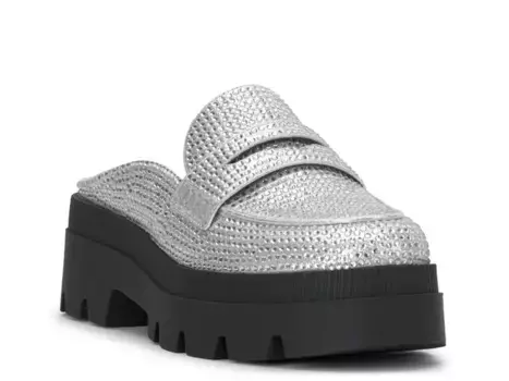 Лоферы Uma Mule Jessica Simpson, серебряный/металлик