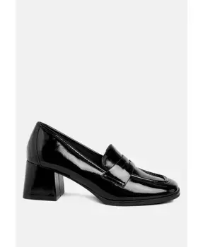 Лоферы Umdoni Penny Strap на квадратном каблуке London Rag, красный