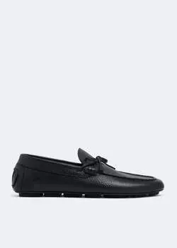 Лоферы VALENTINO GARAVANI VLogo Signature driver loafers, черный